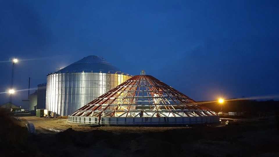 Danmarks største siloer | Hedensted